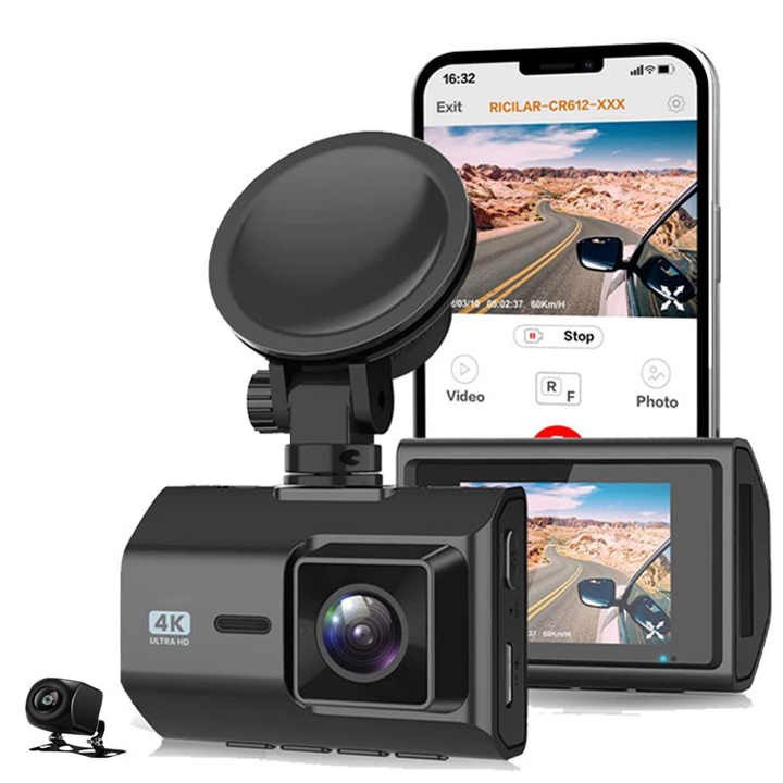4k Dashcam (front and rear view)