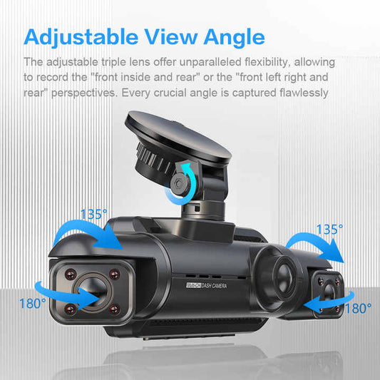 315 Degree View Dashcam+ Dedicated Rear Camera